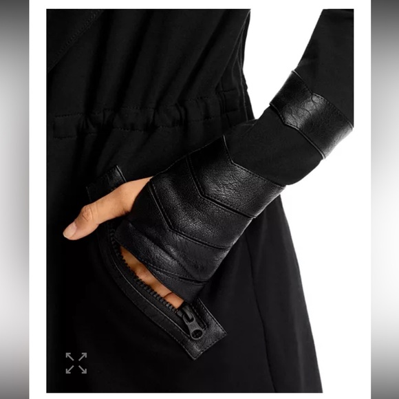 BLANC NOIR
Maitri Traveler Jac $200 black faux leather active casual spring - Picture 8 of 16